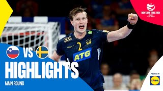 Simply UNSTOPPABLE 🤯  Slovenia vs Sweden  Highlights  EHF EURO 2024 [upl. by Eleazar367]