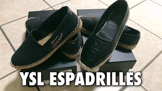 YSL ESPADRILLES LAMBSKIN VS CANVAS PROS amp CONS  Mimi Le [upl. by Lah]