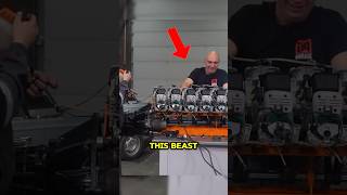 They Made A V16 Engine From Chainsaws [upl. by Hanan]