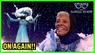 Dionne Warwick On the Masked Singer AGAIN  Masked Singer UK [upl. by Attennod]