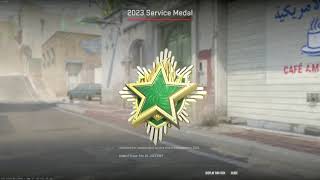 Getting a service medal in CounterStrike 2 [upl. by Kinchen670]