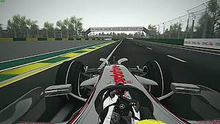 F1 2008 Melbourne Lewis Hamilton Pole Position Onboard  assettocorsa [upl. by Konstantin]