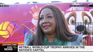 Netball World Cup trophy tour under way [upl. by Millisent]