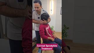 Cervical Spondylitis Treatment Session In India by Drmushtaque 🇮🇳 chiroprectic spasms sciatica [upl. by Nabi]