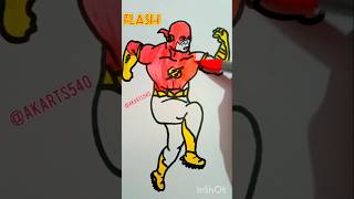 Flash drawingdrawing shorts [upl. by Nannoc]