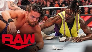 RTruth helps The Miz overcome JD McDonagh Raw highlights Feb 5 2024 [upl. by Leipzig]