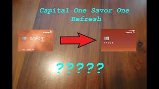 Capital One Savor One Refresh [upl. by Sparhawk962]