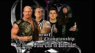 Story of Stone Cold vs The Undertaker  Over The Edge 1999 [upl. by Cheatham604]