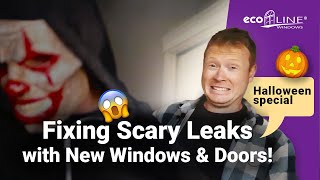 Halloween Special Fixing Scary Leaks with New Windows amp Doors  Ecoline Windows [upl. by Scandura378]