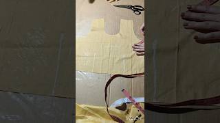 ব্লাউজ মাঝখানে বিট দেয়ার মাপ।। blause body stitch tutorial blousetutorial shorts Genikdesign [upl. by Odlonyer]