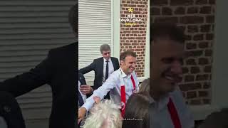 Jai serré la main à Mr Macron en visite à Tourcoing [upl. by Atnuhs653]