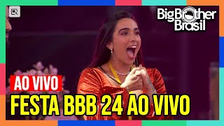 🔴BBB 24 Comentando Festa ao vivo da LÍDER Giovanna Argentino vai entrar [upl. by Sorci]