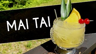 MAI TAI COCKTAIL RECIPE  How to Make a Mai Tai Recipe  Robs Home Bar [upl. by Hooge]