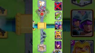 Mini PEKKA VS High Elixir Troops  CR shorts clashroyale crshorts [upl. by Ael]