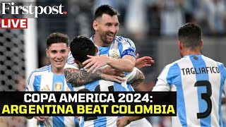 Copa America 2024 LIVE Argentina Defeat Colombia 10 to Clinch 16th Title  Argentina vs Colombia [upl. by Cenac]