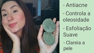 COMO FAZER SABONETE DE ARGILA VERDE l DIY [upl. by Sitruk232]