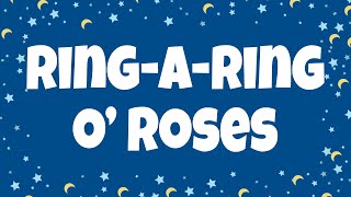 Ringaring a Roses Lyrics  Nursery Rhymes Songs with Lyrics [upl. by Glynda]