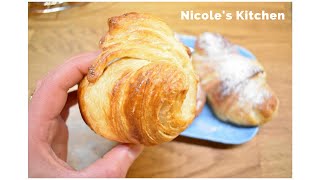 Ricetta Croissant classico super Sfogliato e buonissimo 😋44 [upl. by Anaxor]