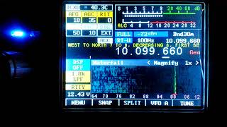 mcHF QRP SDR transceiver decoding RadioTeletype RTTY [upl. by Luo471]