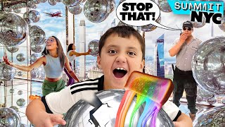 New York Citys BEST Attraction SUMMIT One Vanderbilt Almost Kicked Out FV Family Vlog [upl. by Palermo]