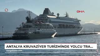 ANTALYA Kruvaziyer turizminde yolcu trafiği 1 milyon 470 bini aştı [upl. by Alil]