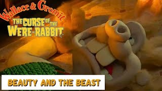 WALLACE AND GROMIT THE CURSE OF THE WERERABBIT  Beauty and the Beast Scene [upl. by Milano]