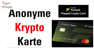 💳 Anonyme Krypto Debit Karte von Flyback  Jetzt verfügbar [upl. by Abra]