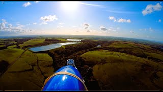 Oakenclough Ravine and Reservoir Funjet Flight [upl. by Obmar811]