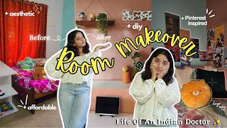 AESTHETIC ROOM MAKEOVER  TOUR 2024 🍃cute pinterest inspired ⋆𐙚₊˚simple affordable amp cozy🧸 [upl. by Sparrow]