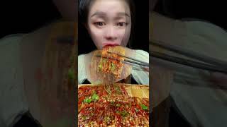 Asmr Mukbang Chinese  Enoki Mushrooms [upl. by Hoxsie529]