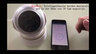 Mibao IP Cam WIFI Verbindung Video（Deutsch） [upl. by Atnovart]