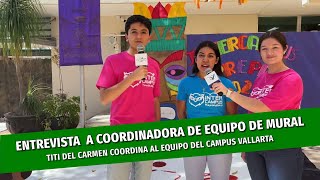 Intercampus de Preparatoria Entrevista a la coordinadora del Mural Vallarta [upl. by Maccarthy]