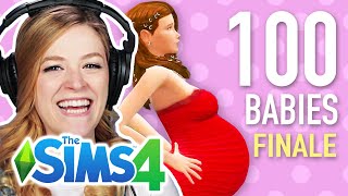 Single Girl Finishes The 100 Baby Challenge After Two Long Years In The Sims 4  FINALE [upl. by Nitsrik421]