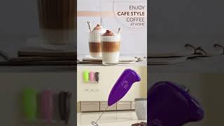 quotSwifther Handheld Electric Milk Frother  Perfect Foam for Lattes Cappuccinos amp Morequot [upl. by Bright]