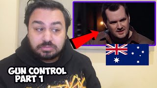 British Reaction To Jim Jefferies  Gun Control Part 1 Australian Comedian [upl. by Kapoor892]