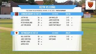 Keynsham CC 1st XI v Congresbury CC 1st XI [upl. by Bartolomeo]