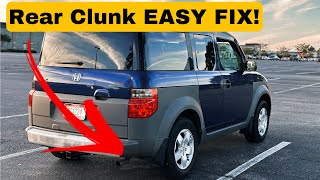 Honda Element Rear Clunk Easy Fix  Rear sway bar bushing replacement [upl. by Larred]