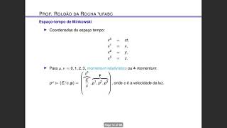 Aula 10 Mecânica Quântica III UFABC Equação de KleinGordon e derivação da eq de Dirac [upl. by Laurance257]