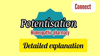 Potentisation of Homeopathic drugs PART  1 homeopathicmedicine bhms pharmacyclasses [upl. by Soilissav454]