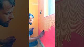 combing texture asian paints shorts trending viralvideo painting [upl. by Nico690]