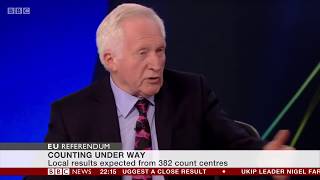 The EU Referendum  FULL Results  BBC [upl. by Kristian]