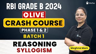 RBI Grade B 2024 Syllabus Preparation  RBI Phase 1 amp 2 Live Classes  RBI 2024 Crash Course EduTap [upl. by Richmal919]