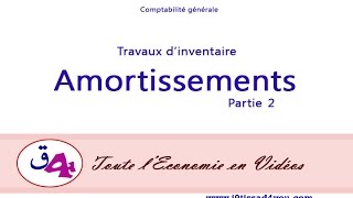 Comptabilité générale  Les amortissements Partie 2 Darija الجزء الثاني [upl. by Press]