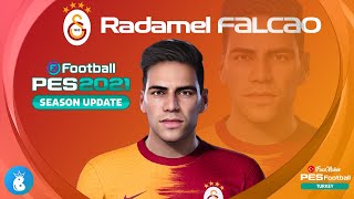 PES 2021 Radamel FALCAO v2  Face  Galatasaray  GSvBJK [upl. by Josselyn]