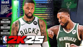 The BEST 63 Point Guard Damian Lillard 2Way 3Level Playmaker Build  NBA 2K25 [upl. by Ennasirk345]