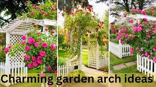 Charming garden arch  trellis ideas  arch garden  amazing garden arch ideas garden Trellis [upl. by Lourie32]