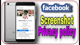 Facebook Profile Screenshot Privacy policy On Kaise Kare  Couldnt Take Screenshot your Profile [upl. by Wertheimer754]