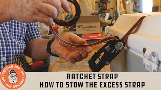 Ratchet Strap  How to Stow the Excess Strap [upl. by Clyve]