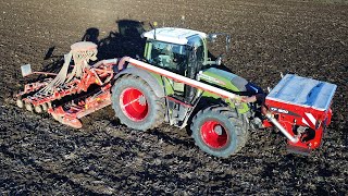 Fendt 724  Kuhn  Semina grano [upl. by Vary]