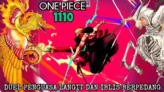 FULL REVIEW 1110  DUEL PEDANG amp UDARA KOMANDAN YONKOU TERKUAT quotMUGIWARAquot  REVIEW ONE PIECE 1110 [upl. by Sumetra]